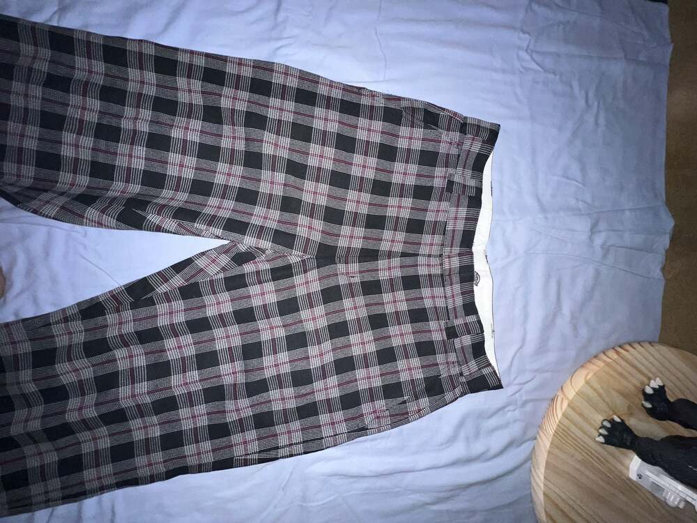 Dickies Men's Regular Fit Plaid Cotton Pants Size 34x32 - Picture 3 of 4
